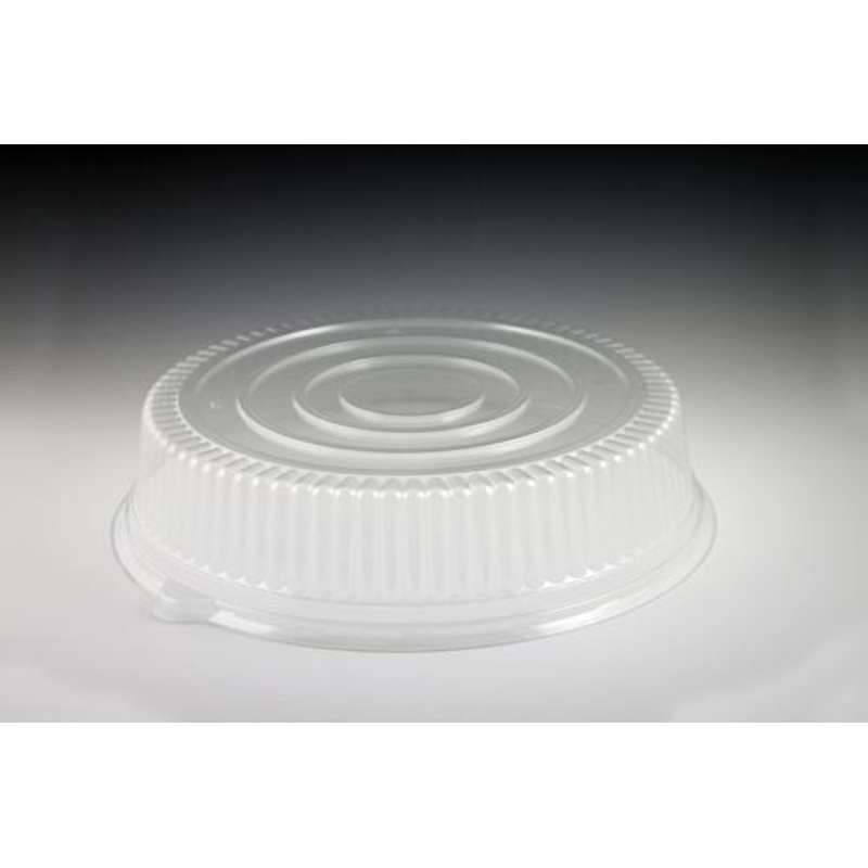 16" Round Tray Lid Clear
