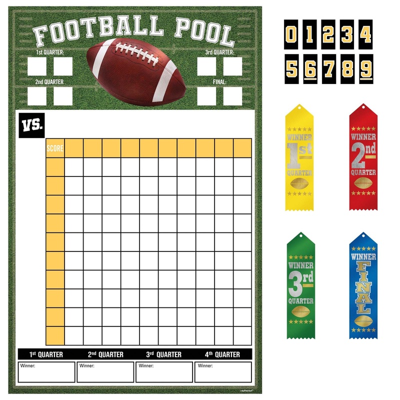Football Pool Game with Ribbons