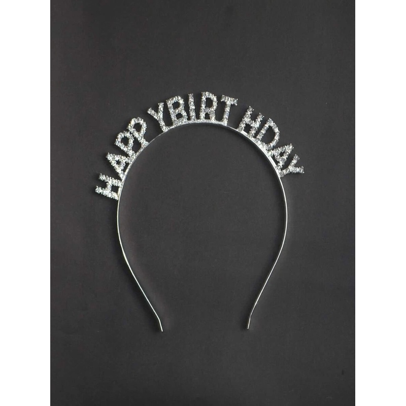 Happy Birthday Rhinestone Headband
