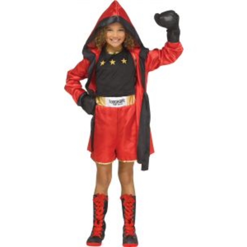 Red and Black Tough Girl Child Costume