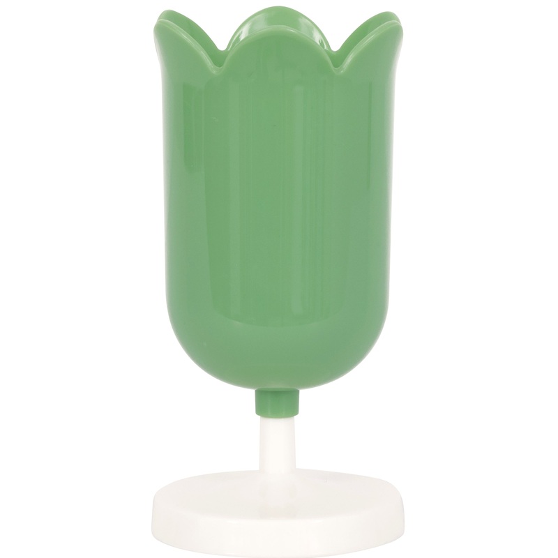 Sage Flower Shaped 7oz Plastic Cup