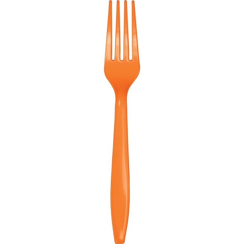 Sunkissed Orange Forks 24 ct.