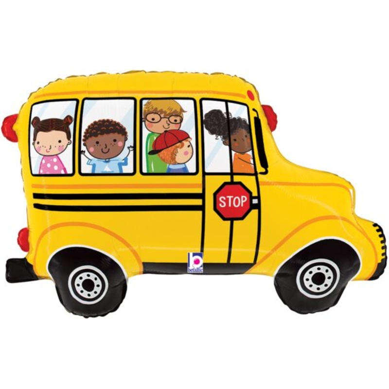 29" School Bus Foil Balloon