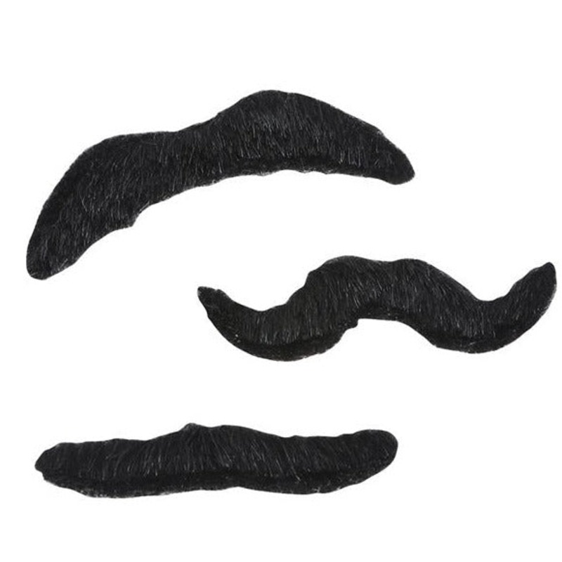 3.5"  3Pc. Mustache Set