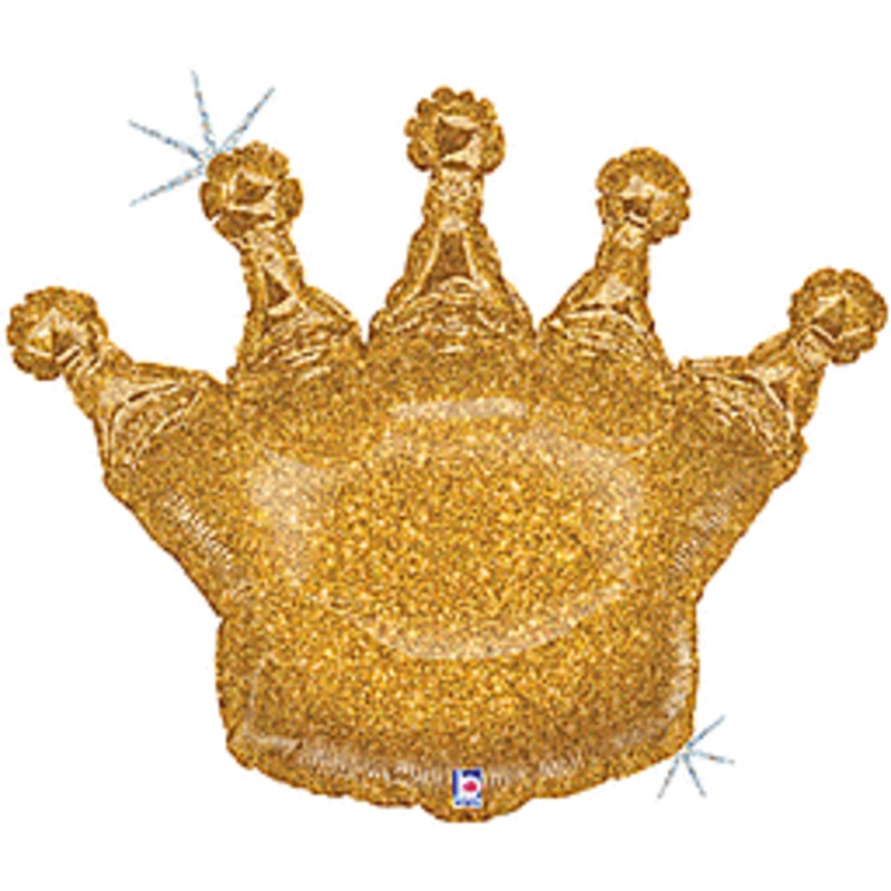 36" Glittering Crown