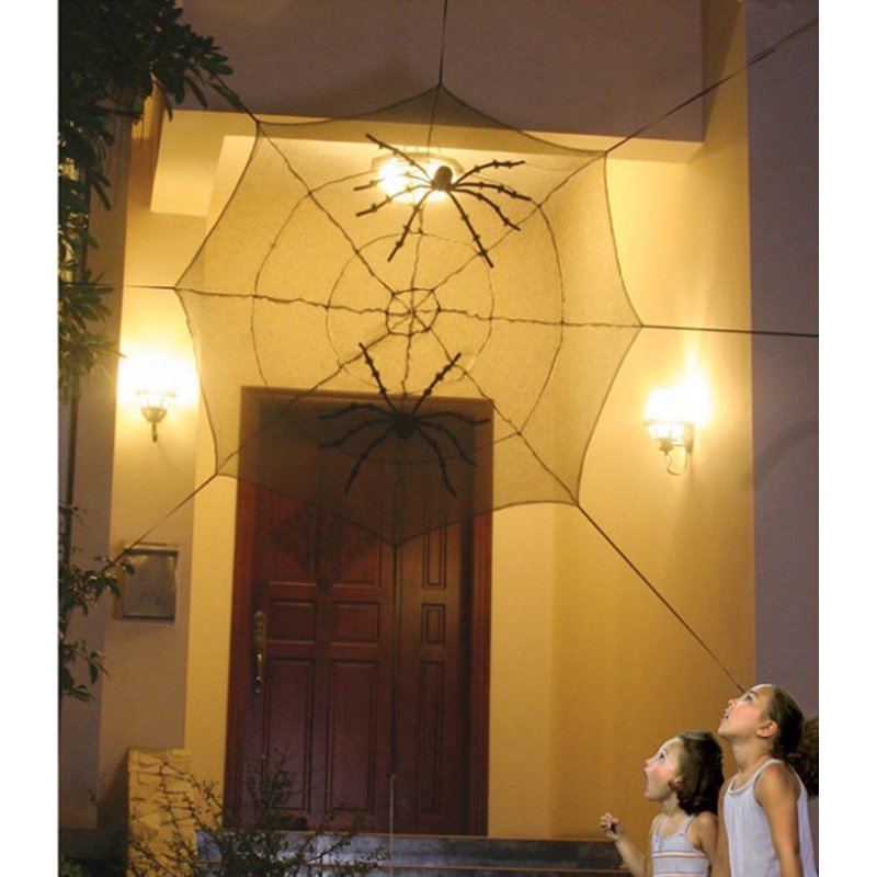 6' CHEESE CLOTH SPIDER WEB