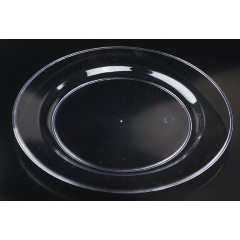 6" CLEAR PLASTIC PLATE - 125CT.