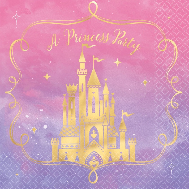 Disney Princess Luncheon Napkins - Hot-Stamped  16 ct.