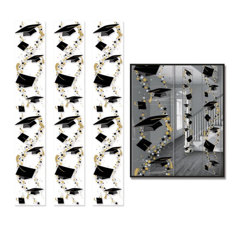 Grad Caps Party Panels