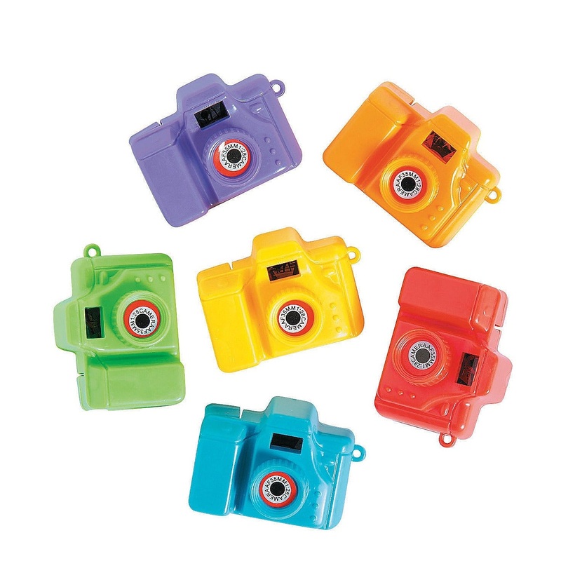 Plastic Mini Cameras 6 ct.