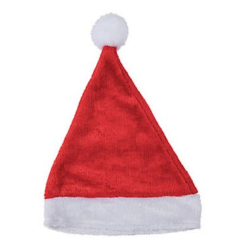 Plush Santa Hat-Adult