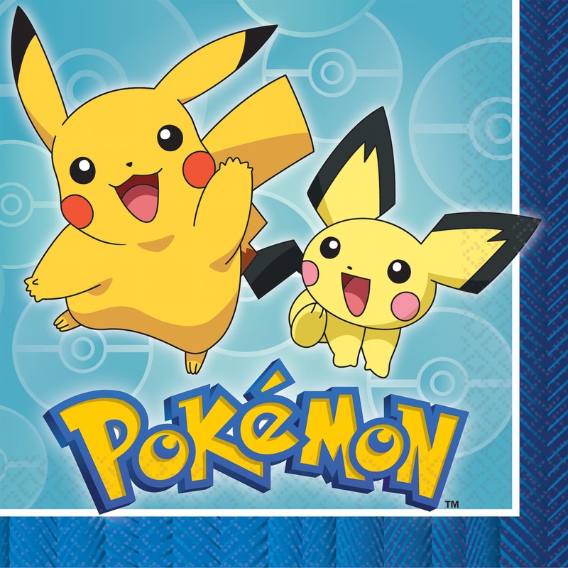 Pokemon Luncheon Napkins 16 ct.