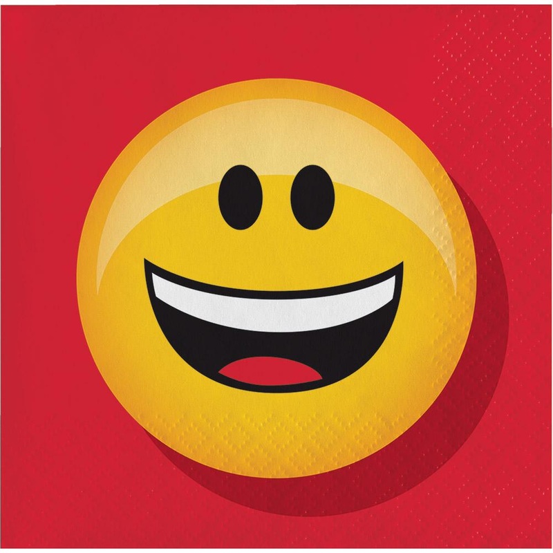 Show Your Emojions Beverage Napkins 16 ct.