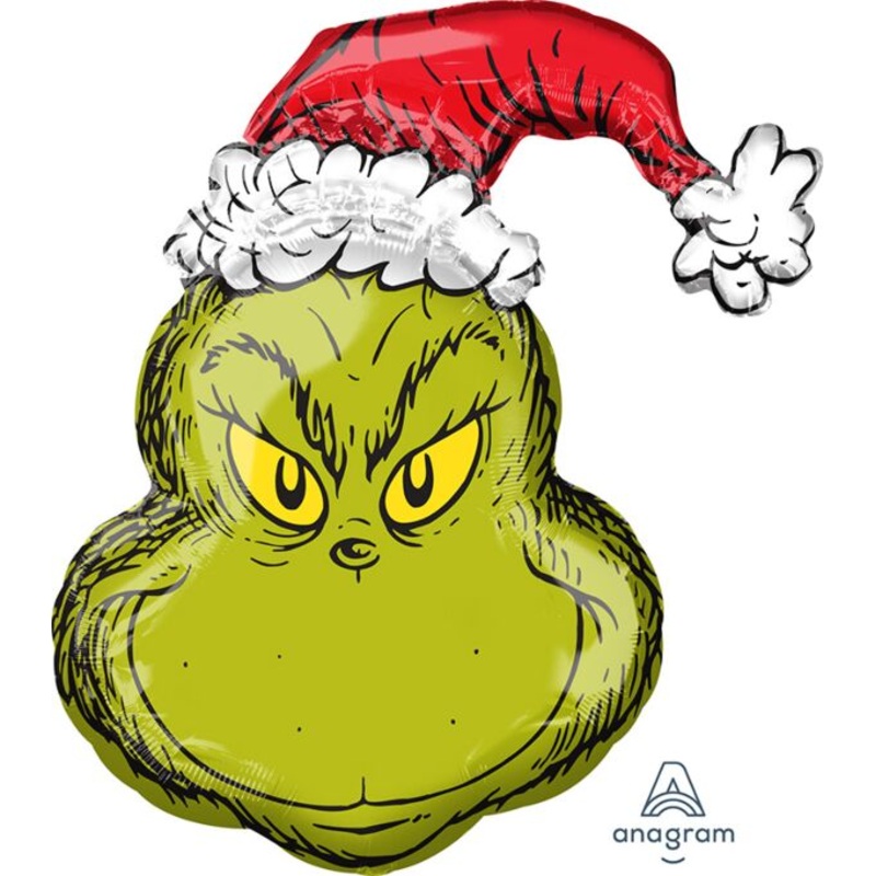 29" Grinch Stole Christmas Foil Balloon