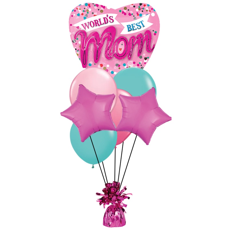 Mother You're The Best Balloon Bouquet Bundle