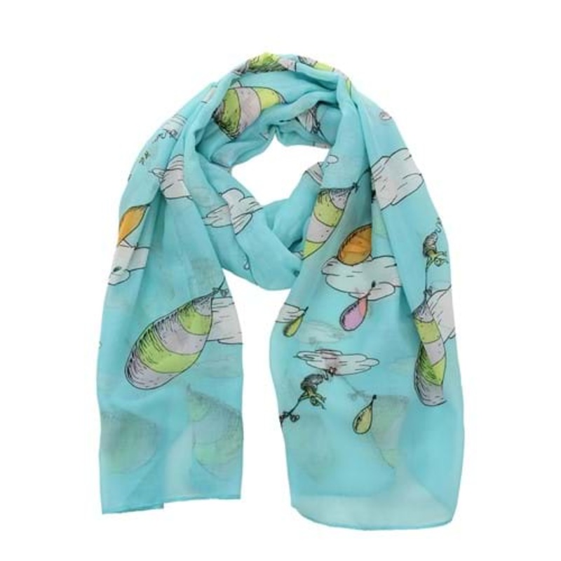 Oh The Places You'll Go Lightweight Scarf