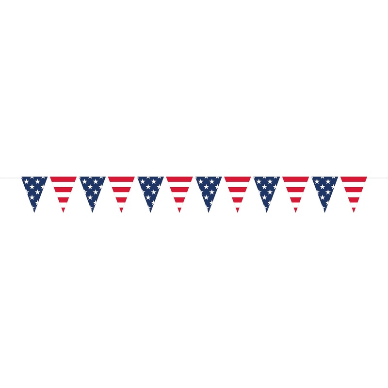Patriotic Banner Flag 7ft. X 7in. 1 ct.