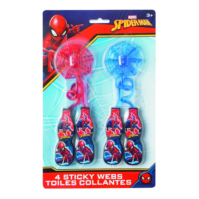 Spider-Man Web Sticky Stretch Favors  4ct