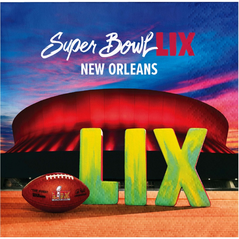 Super Bowl LIX Beverage Napkins 16 ct.
