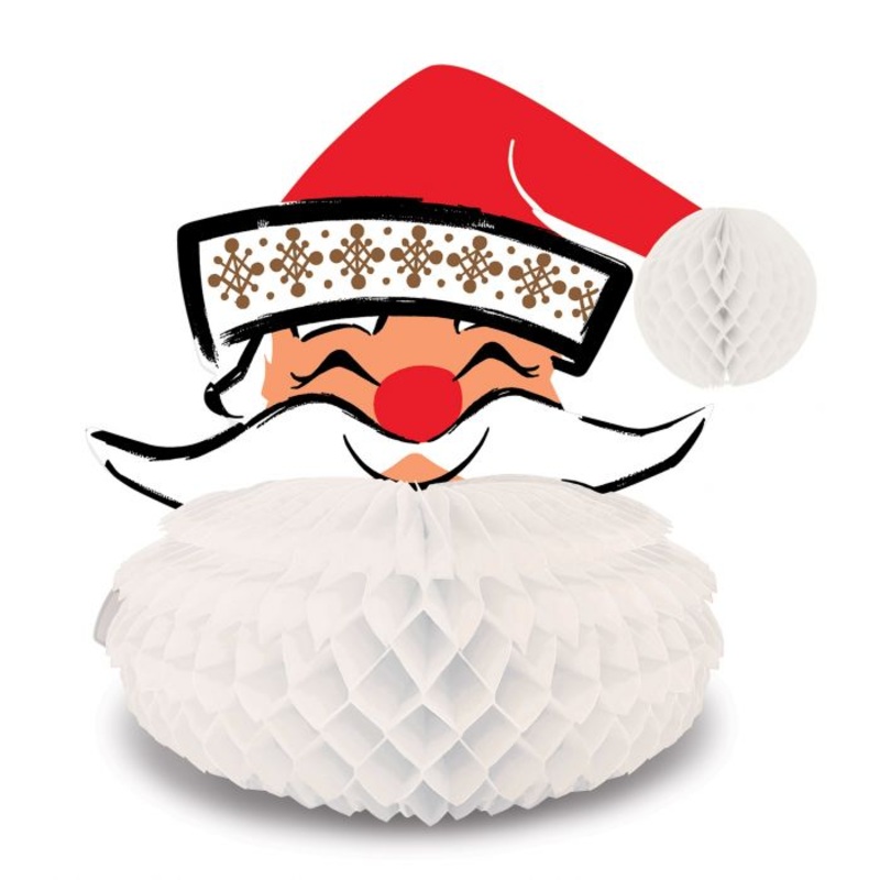 Vintage Christmas Santa Centerpiece