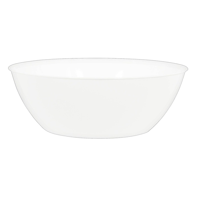 WHITE 10 QT BOWL   1 CT.
