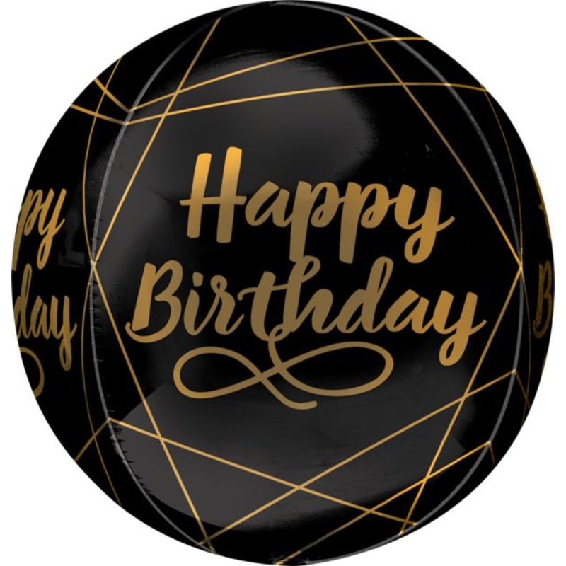 16" Elegant Birthday Orbz