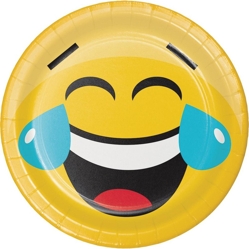 7 in. Show Your Emojions Paper Plate 8 ct.