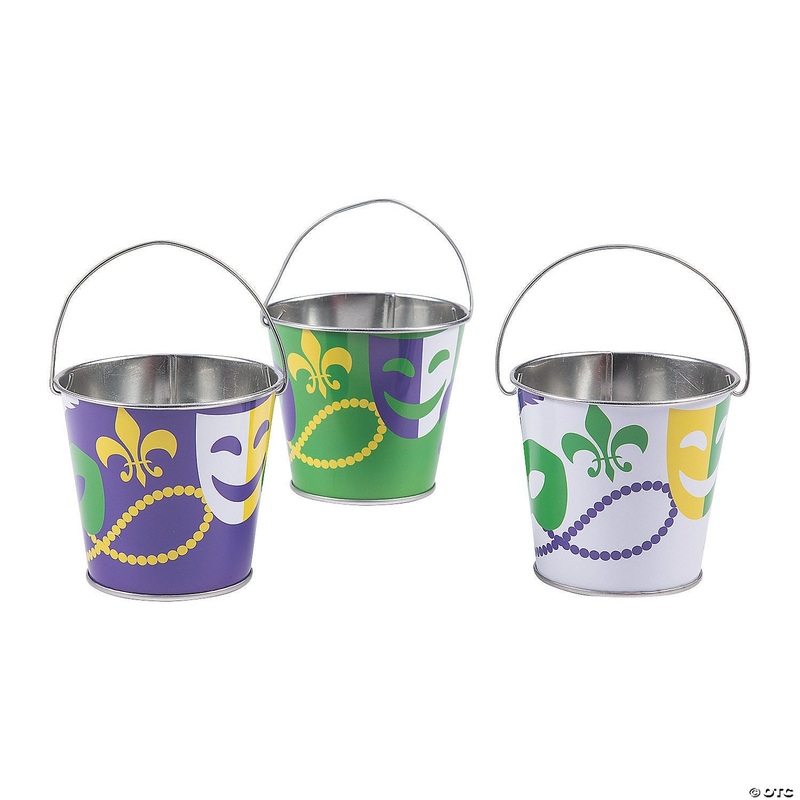 Mini Mardi Gras Pail
