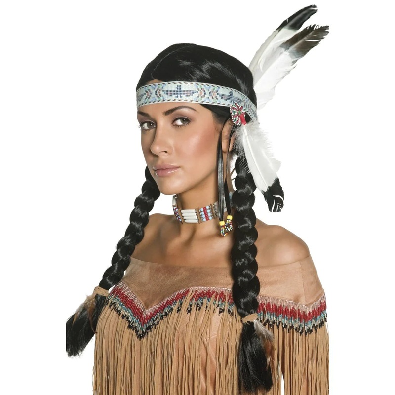 Native American Wig-Black