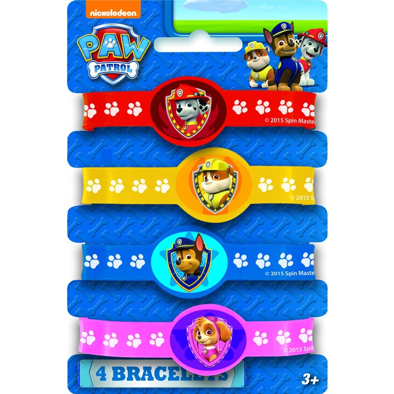 Paw Patrol Stretchy Bracelets 4 ct.