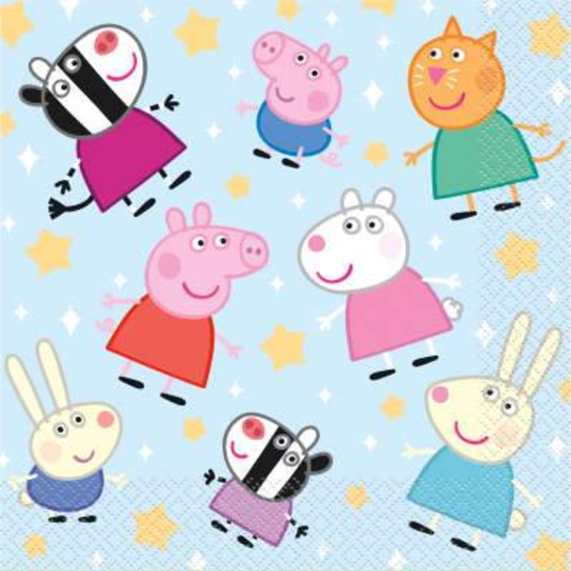Peppa Pig Luncheon Napkins 16ct