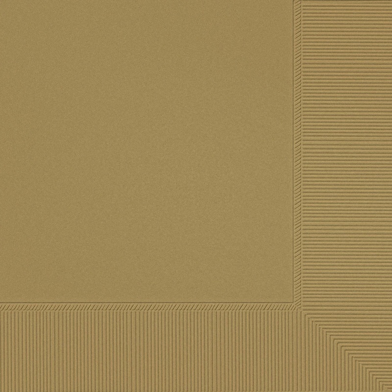 2-Ply Beverage Napkins  - Gold  40 ct.