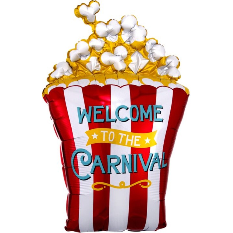 29" CARNIVAL POPCORN FOIL BALLOON