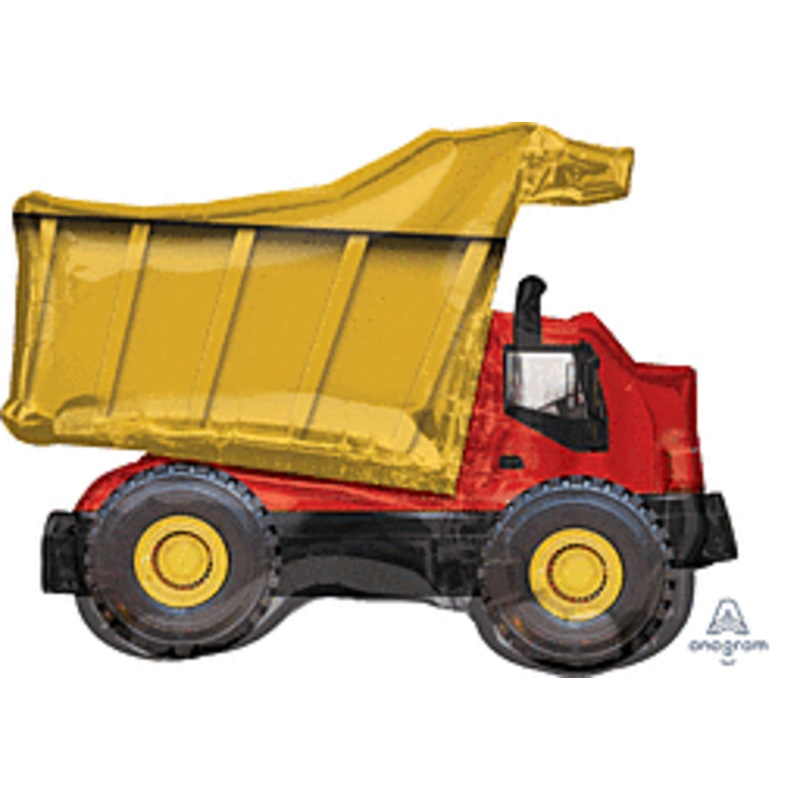 32" Dump Truck Foil Balloon