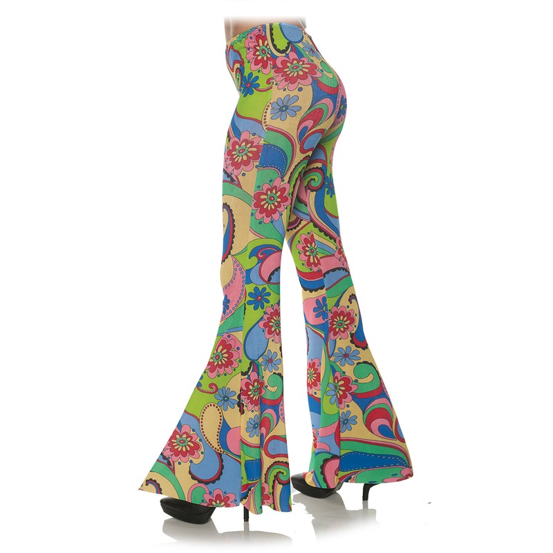 70'S Flower Bell Bottoms