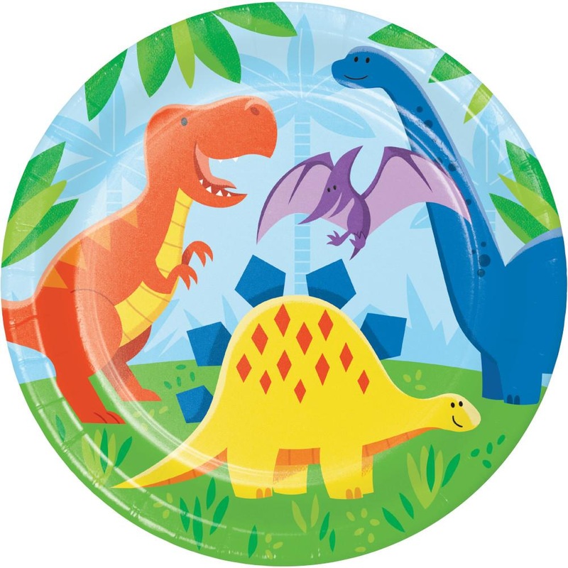 9 in. Dinosaur Friends Lunch Plates 8 ct.