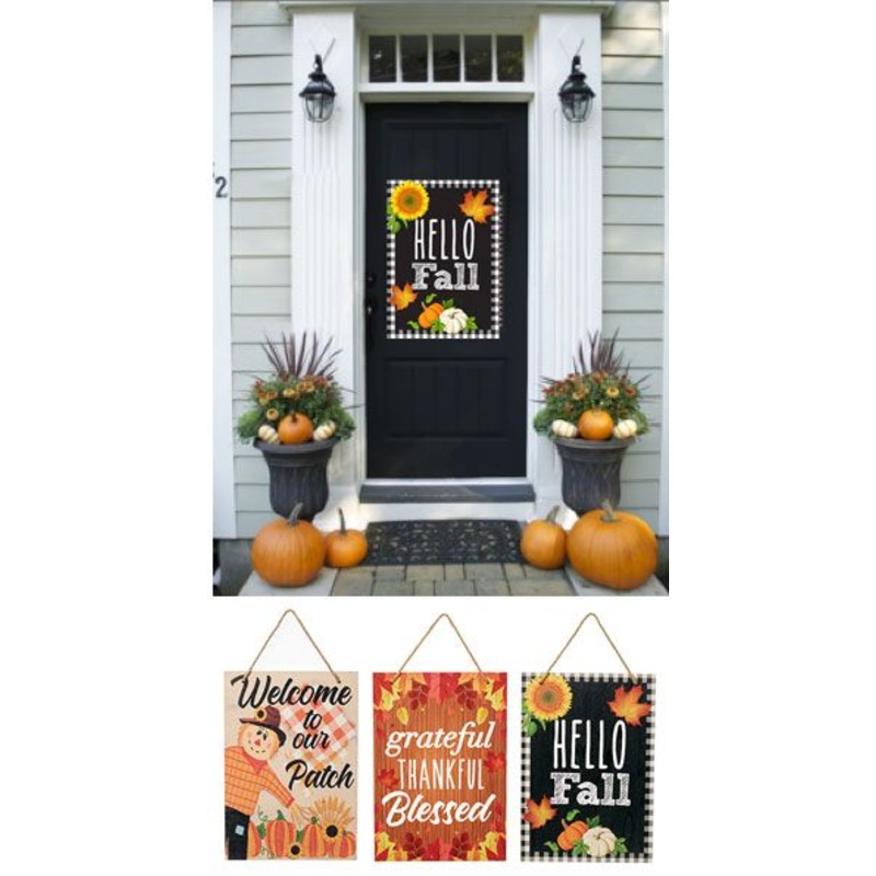 Harvest Small Wood Sign Assorted