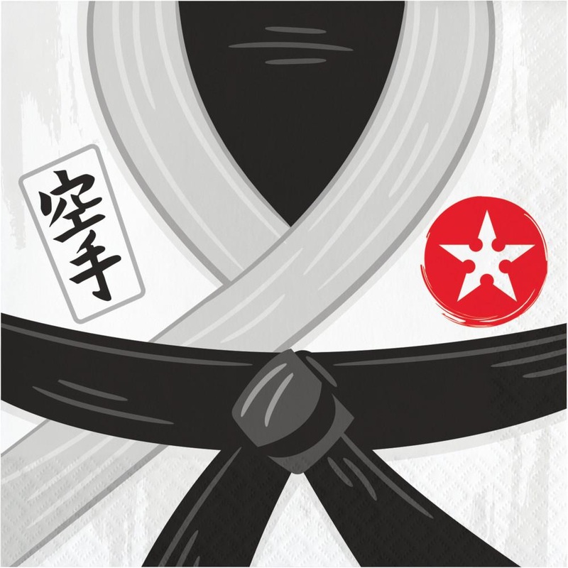 Karate Party Lunch Napkins 16 ct.