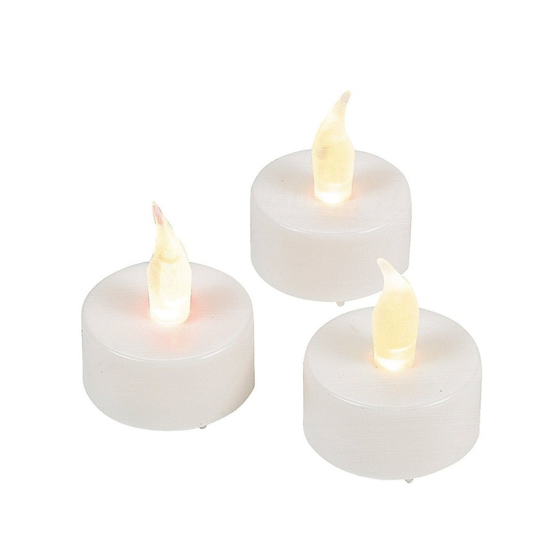 White Battery Operated Tea Lights