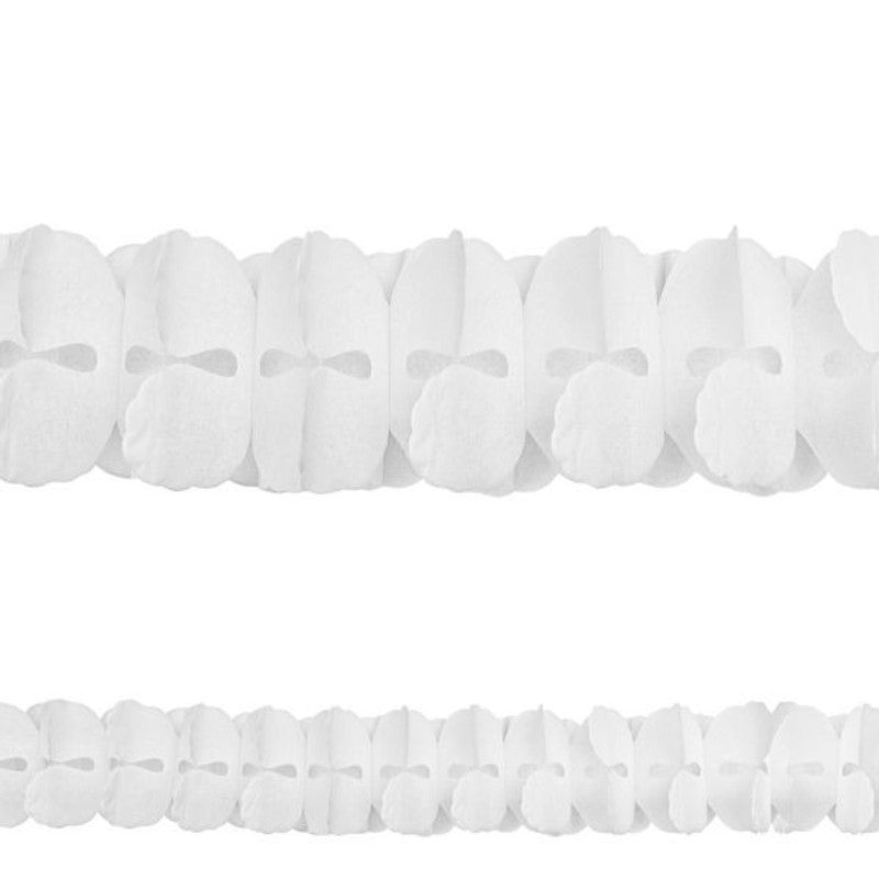 White Paper Garland 12 ft.