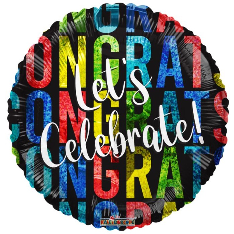 18" Congrats! Let's Celebrate Foil Balloon