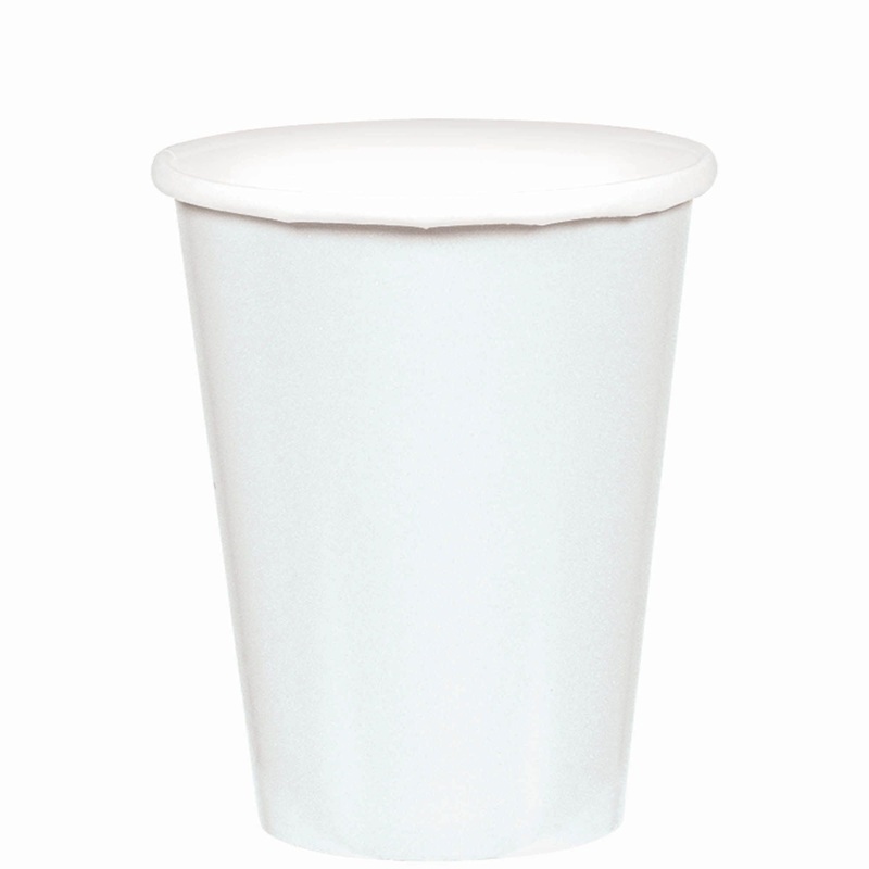 9 oz. Paper Cups- Frosty White  20 ct.