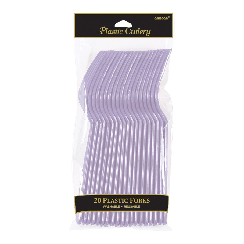 Plastic Forks   - Lavender  20 ct.