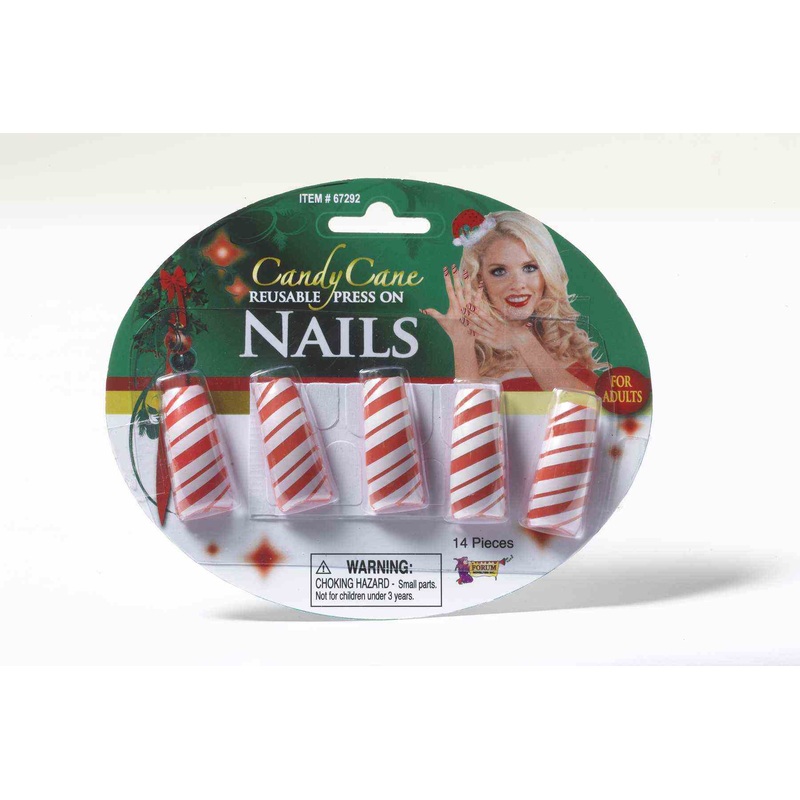 CANDY CANE NAILS