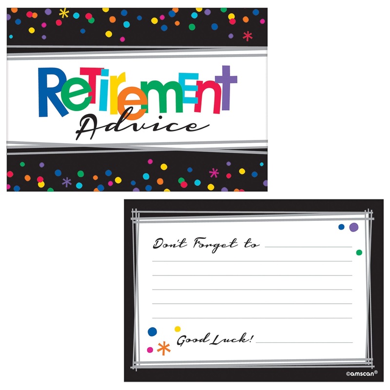 Officially Retired Retirement Advice Cards  24 ct.