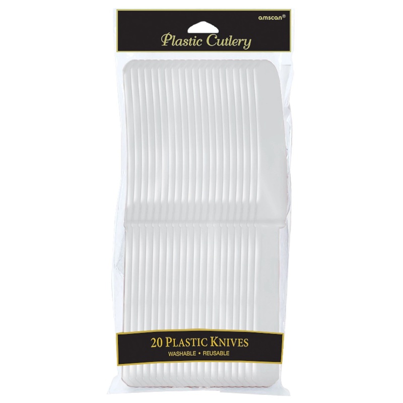 Plastic Knives - Clear 20 ct.