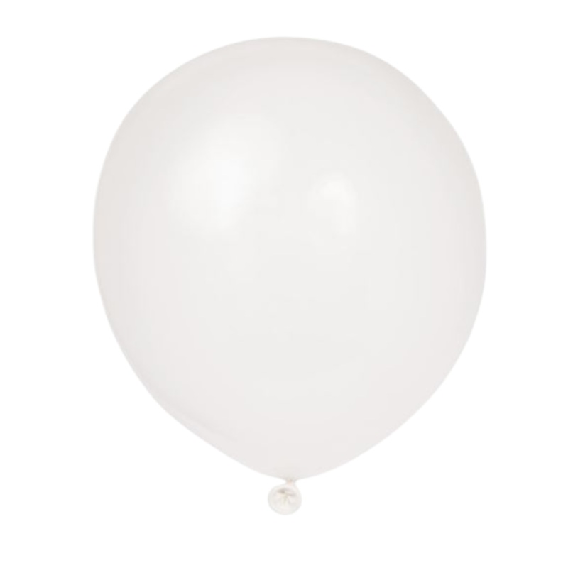 12" Latex Balloons 10ct - White