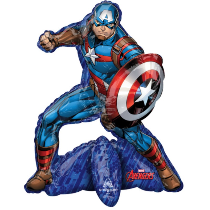 26" Airloonz Jr. Captain America