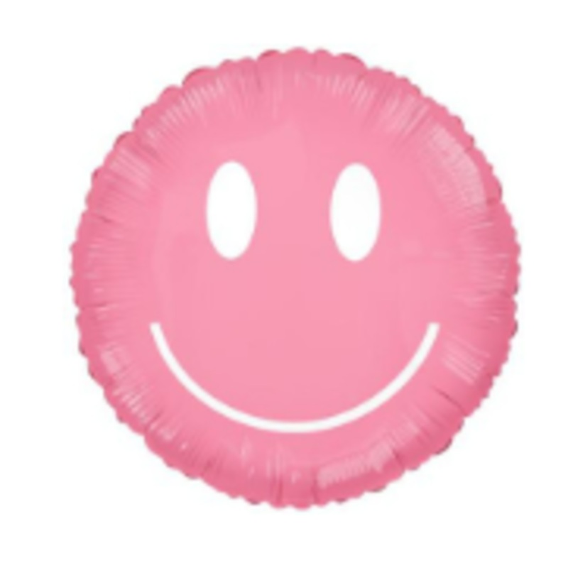 30" Smiley Face Rosie Pink