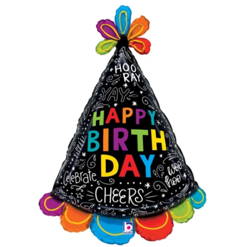 31" HBD Doodles Hat